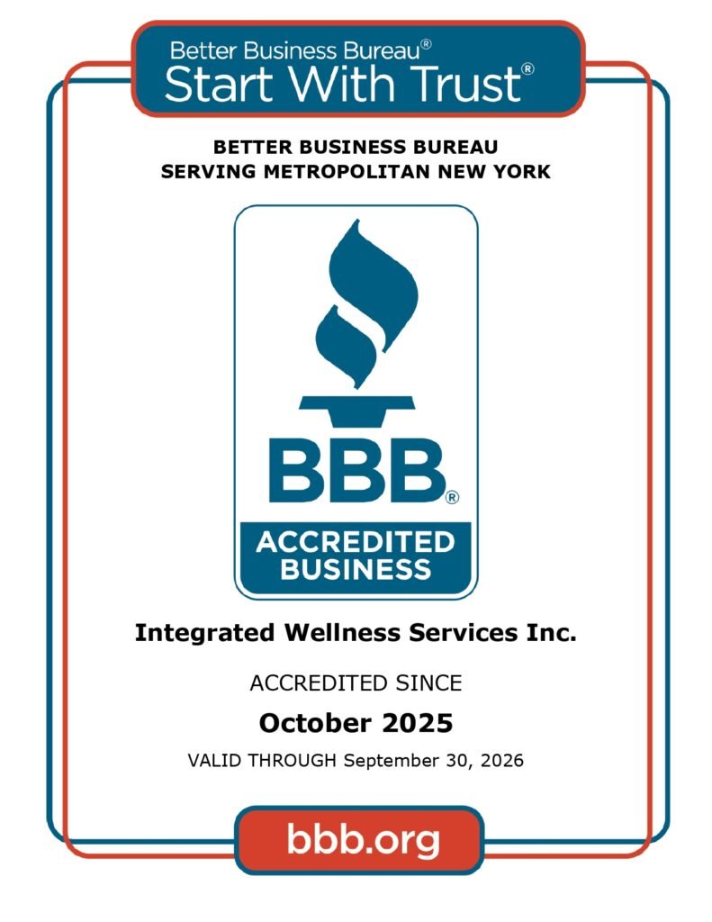 Integrated Wellness Services Inc. BBB Accredited Business